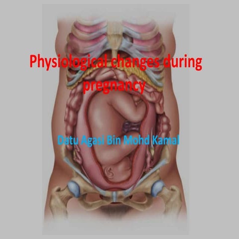 Physiological changes during pregnancy by Agasi