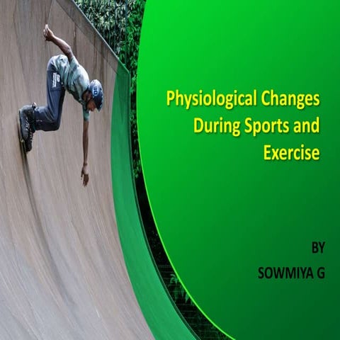 Physiological changes during sports and exercise