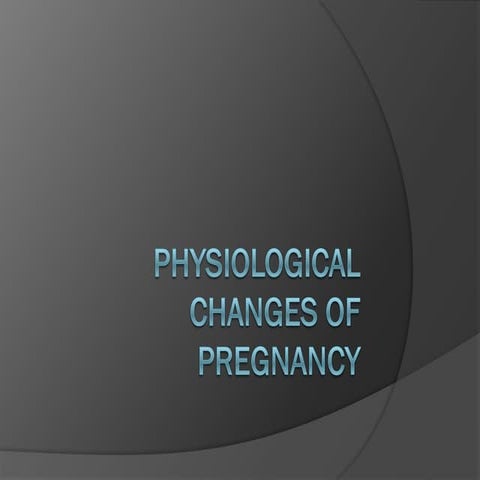 Changes in Respiratory System in Pregnancy | PPTX
