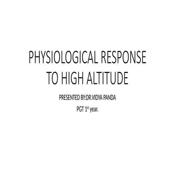 PHYSIOLOGICAL RESPONSE TO HIGH ALTITUDE.pptx
