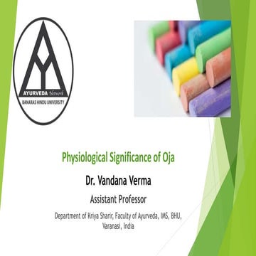 Physiological significance of Oja
