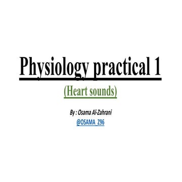 Physiology (heart sounds)
