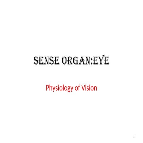 physiology of eye.ppt visual processsing