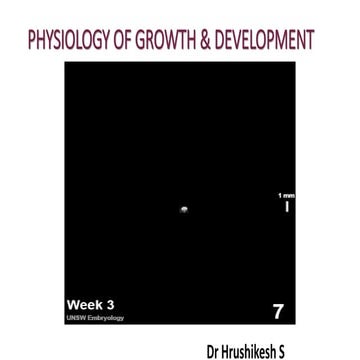 Physiology of growth and development | PPTX