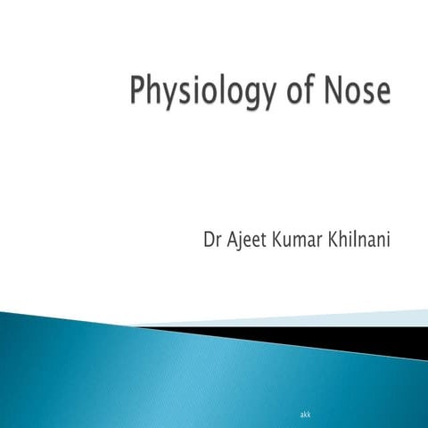Physiology of Nose