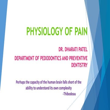 Physiology of Pain