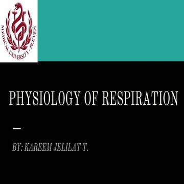 Physiology of respiration