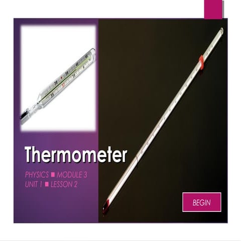 Physics M3 Thermometer 