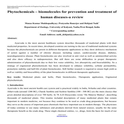 Phytochemicals biomolecules-for-prevention-and-treatment-of-human ...
