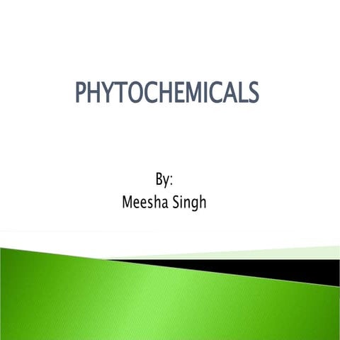 Phytochemicals