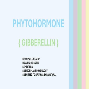 PHYTOHORMONE  @rajeev Ranjan. Ppt