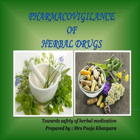 Phytopharmacovigilance by pooja 