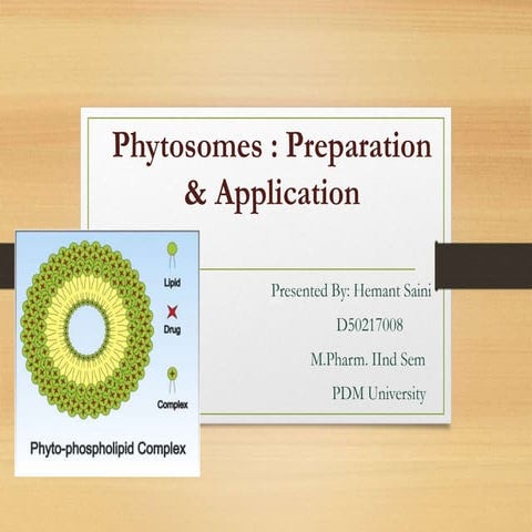 Phytosomes : Preparation and Application