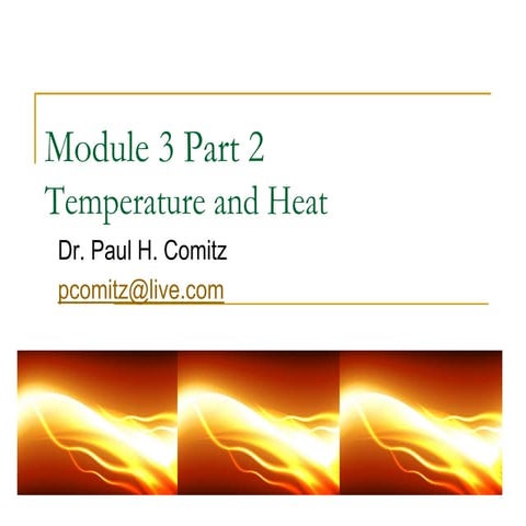 Tempertaure and Heat 