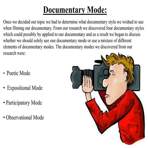 Introductory analysis of tv documentaries | DOCX
