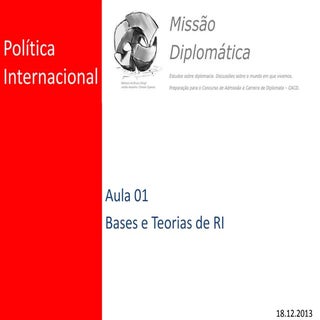 Estudos CACD Missão Diplomática - P...