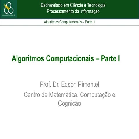 Aula 3 - Algoritmos computacionais - parte 1