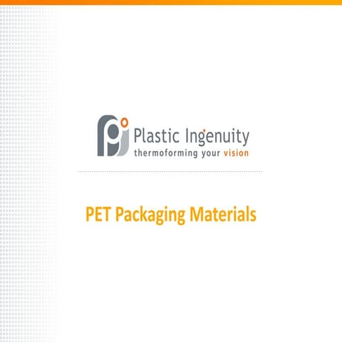 Benefits And Applications of PET Plastic Packaging