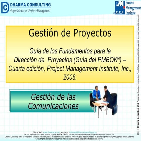 Guía del PMBOK® > Gestión de las Comunicaciones