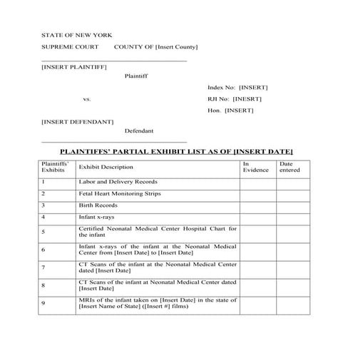 Index number application form final fill-in | PDF