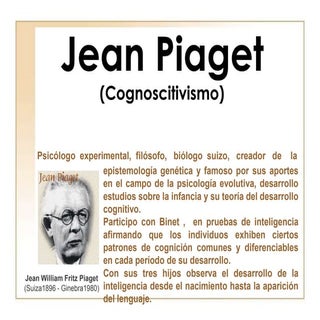 Teoría de Piaget