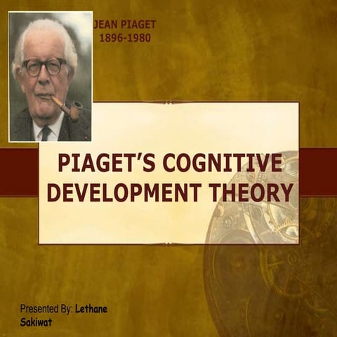 Piaget's cognitive development theory