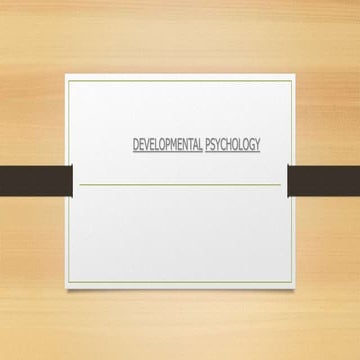 Piaget's theory of cognitive development 