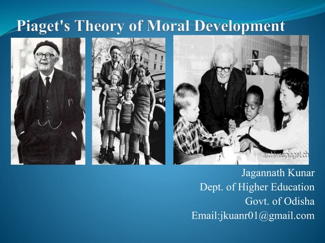 Piaget theory of moral development