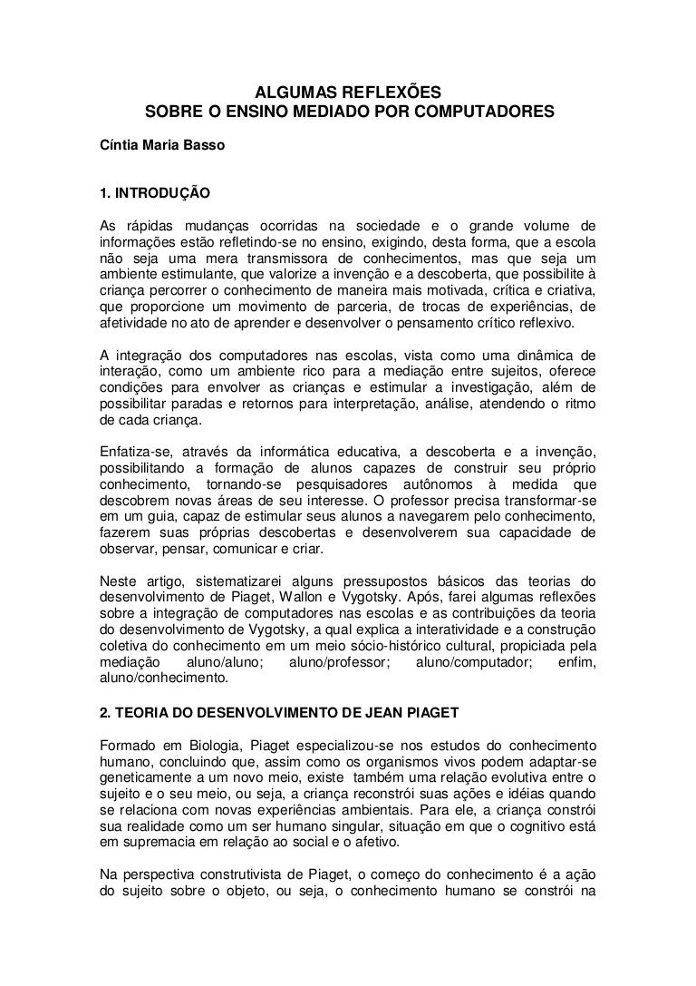 educação infantil vygotsky
