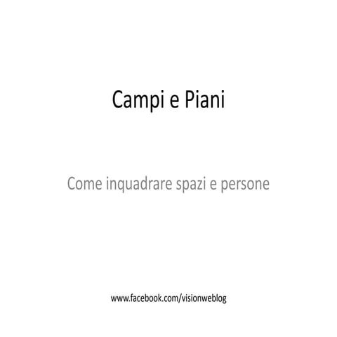 Campi e Piani