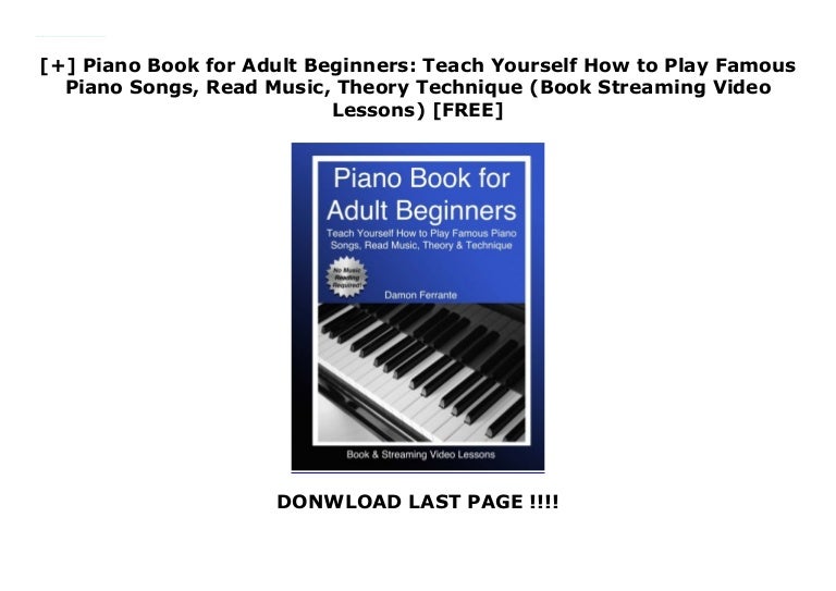 How to teach beginners piano