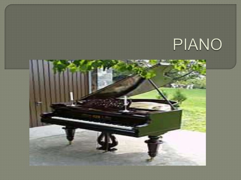 Piano slide