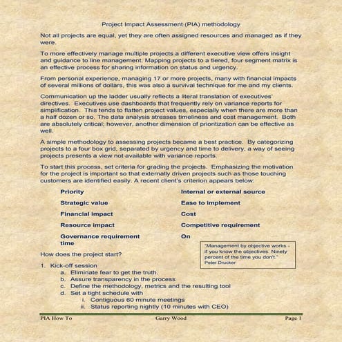 PIA Process Whte paper