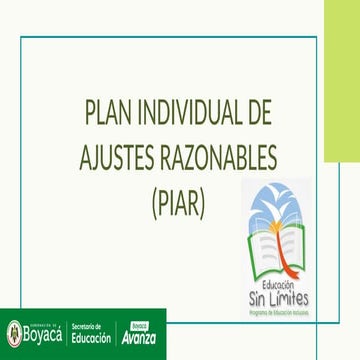 PIAR ESTRATEGIAS Para aplicar ajustes razonables | PPTX