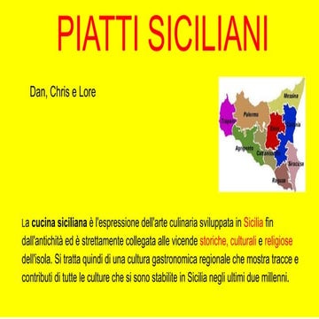 Piatti siciliani