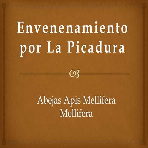 Picadura de abejas