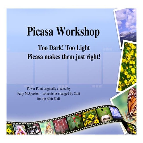 Picasaworkshop