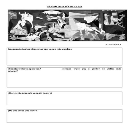 Picasso en el día de la paz