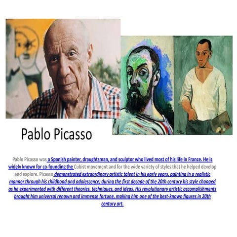 Picasso Line Portraits 