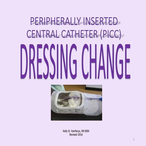 PICC Care and Maintenance Inservice