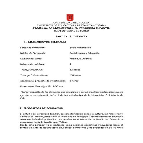 Pic de familia e infancia