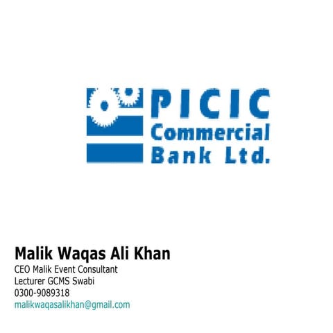 PICIC Comercial Bank (NIB) | PPT