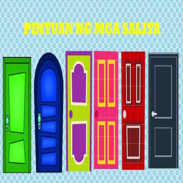 Pintuan ng Mga Salita (PowerPoint Game Template) | PPTX