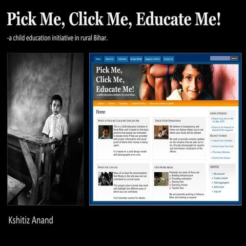 Pick Me Click Me Educate Me