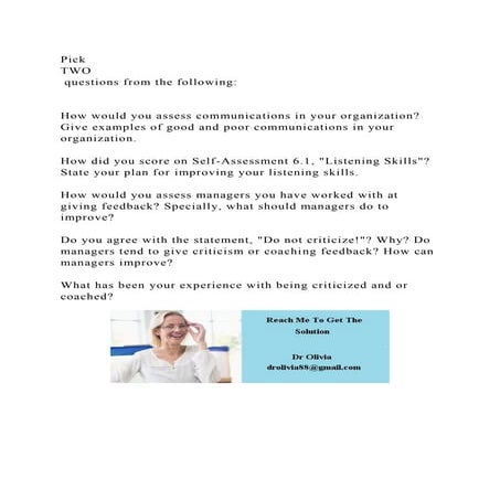 Pick TWO questions from the followingHow would you assess.docx