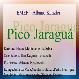 Pico Jaraguá  em Jaraguá do Sul/ SC...