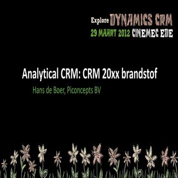 Analytical CRM - Piconcepts