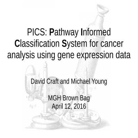 PICS: Pathway Informed Classification System for cancer analysis using gene e...