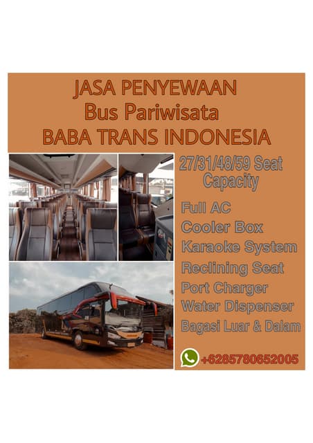 Sewa Bus Pariwisata Eksklusif Jakarta: Menghadirkan Kenyamanan dan Kemewahan dalam Setiap Perjalanan