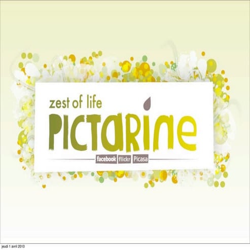 Pictarine Presentation OCC